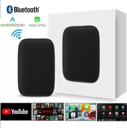 Adaptador apple carplay android auto sem fio