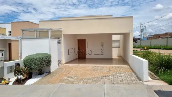 Casa à venda em Paulínia, Saltinho, com 3 quartos, com 112 m², Condomínio Villagio Vista R