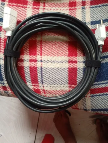 Desapego de estençao de 10 metros e de 7 metros cabo PP valor 10 metros 80 reais 7 metros 