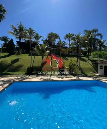 Linda Chácara na Represa de Igaratá com 6 Dorm, Piscina, Espaço Gourmet e acesso á represa