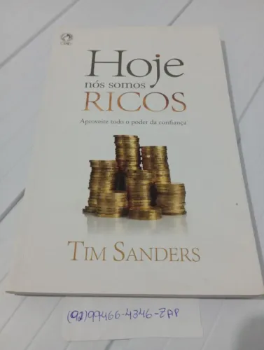Livro de Desenvolvimento pessoal Hoje somos Ricos