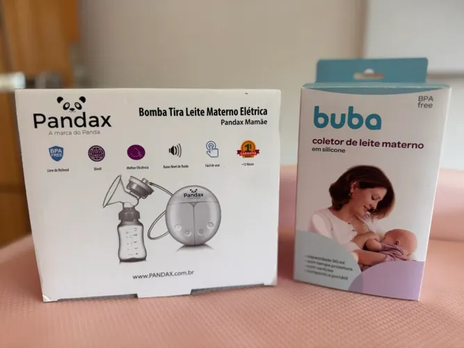 Bomba Tira leite elétrica Pandax e Buba