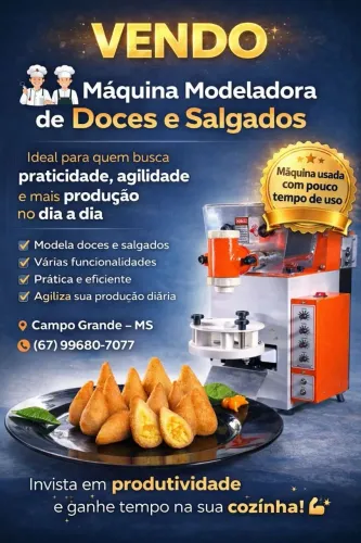 Modeladora de Salgados (COMPACTA PRINT)