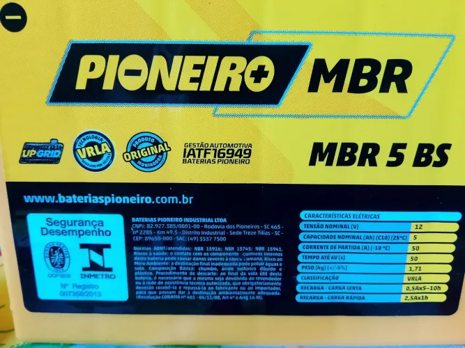 Bateria para moto