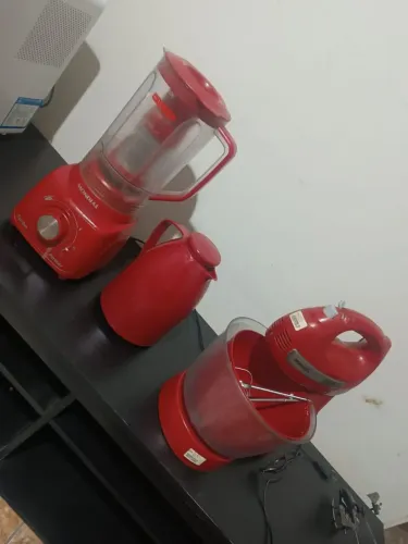 Batedeira liquidificador garrafa termica