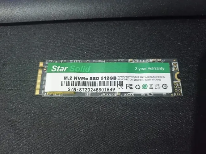SSD NVME 512GB STAR SOLID ( ACEITO CARTÃO )