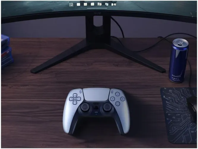 Controle PS5 cinza