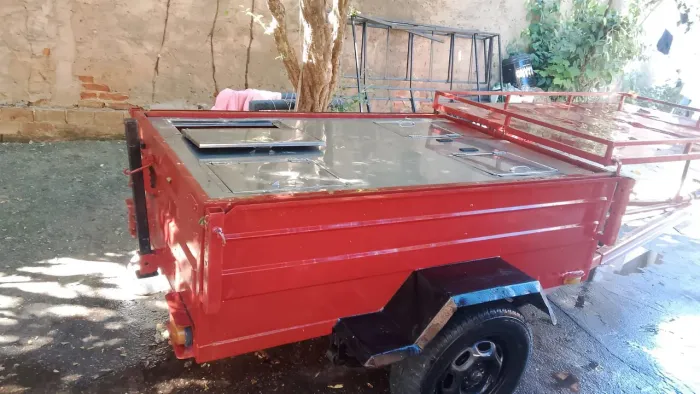 Carretinha de lanches completa