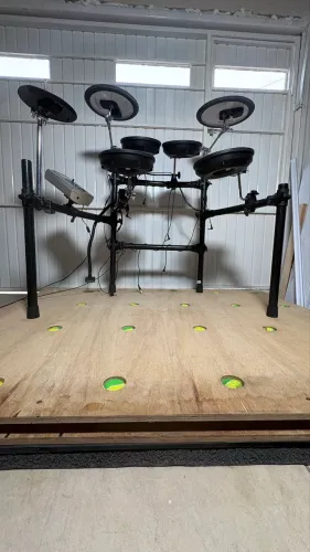 Palco flutuante para bateria