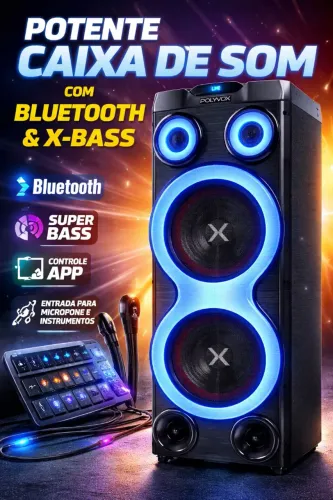 Caixa de som amplificada pollyvox