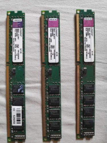 Memórias KVR 4gb Ddr3 - KVR 1gb Ddr2