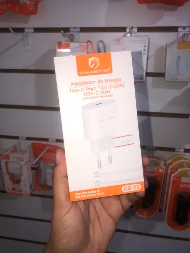 Carregador para iPhone 15 turbo tipo-c c CB-23 hmaston
