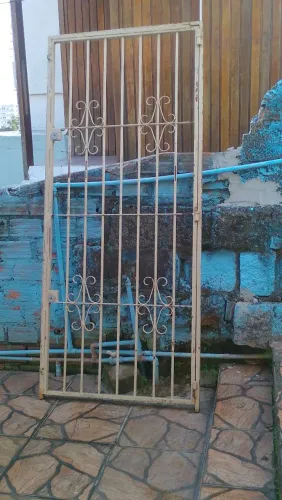 Grade proteção prá porta