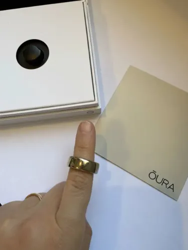 Oura Ring Gen 3 Horizon Rose Gold - Tamanho US 7 - Perfeito estado