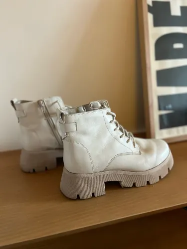 Bota Coturno Couro