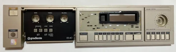 Receiver Gradiente DS-40 - Painel Frontal