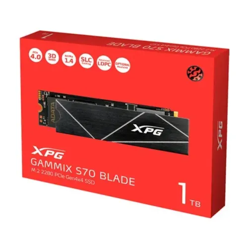 SSD M.2 NVMe XPG Gammix S70 Blade 1TB Gen4 - Novo