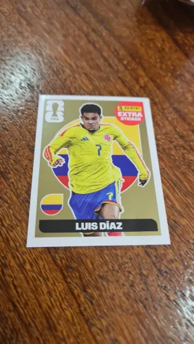 Luis Díaz Extra Sticker Ouro