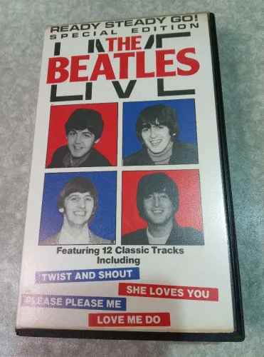 VHS Raro Importado The Beatles Ready Steady Go Special Edition 1985