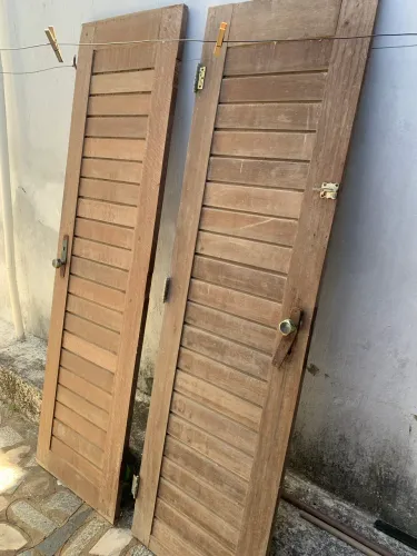 Portas madeira nobre massaranduba 