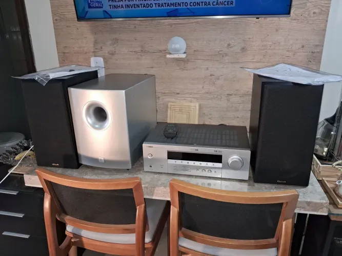 PAR KLIPSCH + YAMAHA + SUBWOOFER kef b&w focal dynaudio denon