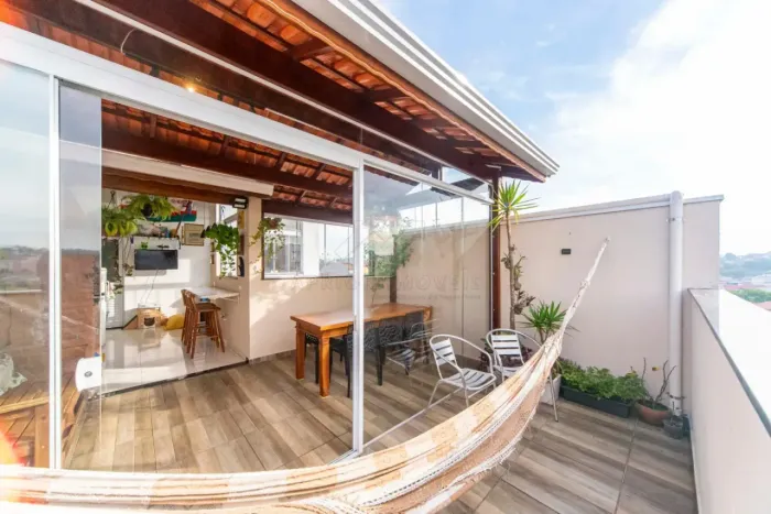 Cobertura com 02 dormitórios á venda, 76m² no bairro Jardim Las Vegas - Santo André/SP
