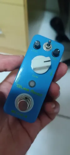Pedal De Efeito Mooer Blues Mood (clone Blues Driver ) Azul (Usado)