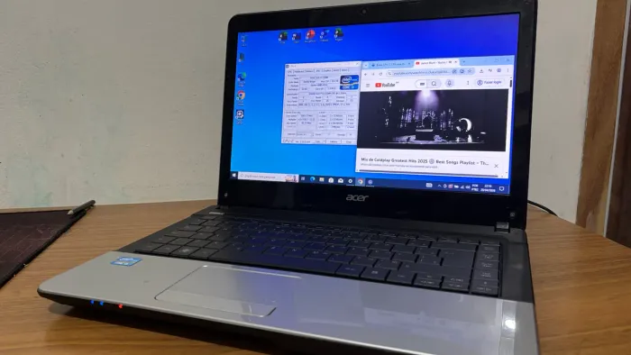 Notebook Acer i3 3110 de 2.4 ghz com Ssd 120 gb c 8gb ( bom estado )