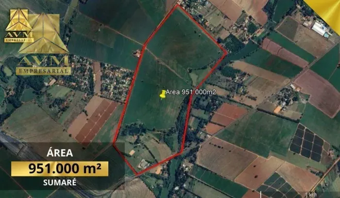 Área à venda, 951000 m² por R$ 190.200.000,00 - Sitio Santana - Sumaré/SP