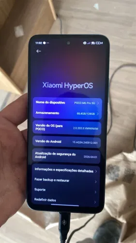 Vendo celular seminovo sem defeito. POCO M6 pro