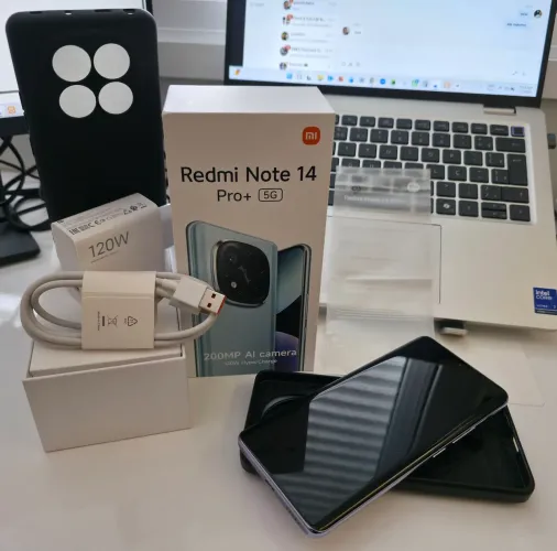 XIAOMI Redmi Note 14 PRO + plus - 512GB 12GB Ram - Roxo em couro - Semi Novo!