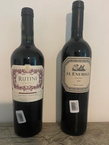 2 vinhos importados - EL ENEMIGO E RUTINI