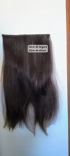 Cabelo Humano Sul Castanho Natural Virgem 
