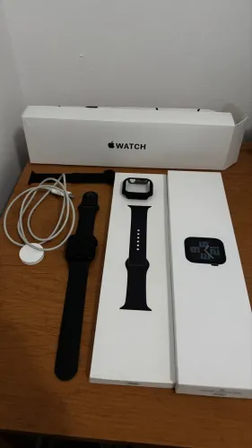 apple watch se gps 40mm preto segunda geração (midnight)