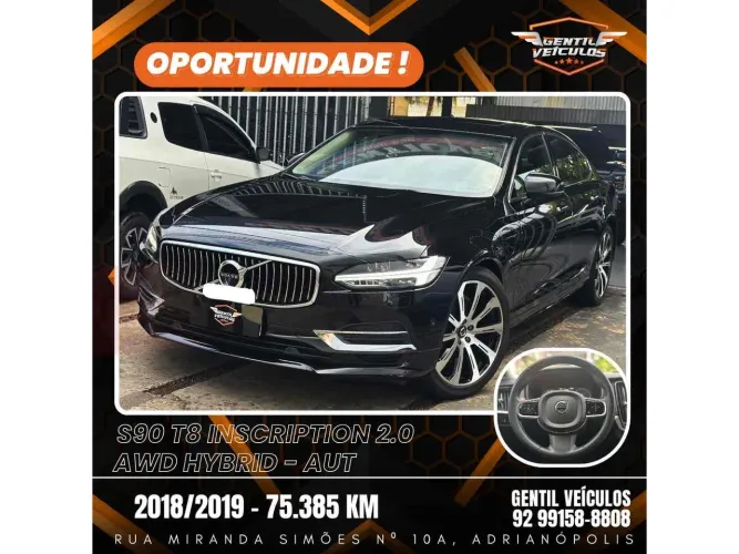 Volvo S90 T-8 Híbrido Inscript 2.0 AWD 407cv 2019