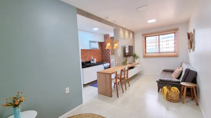 Apartamento quarto e sala no Edf. Terrantai - Jatiúca - Maceió