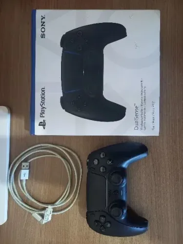 Controle PS5 DualSense Midnight Black - Bom estado