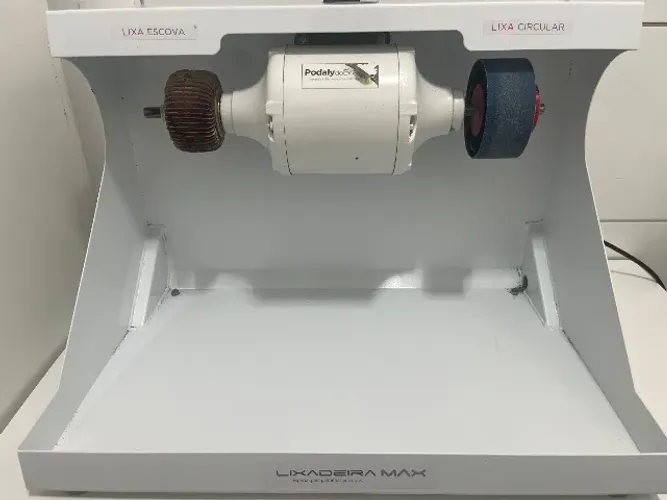 Equipamentos palmilhas lixadeira e seladora podomix