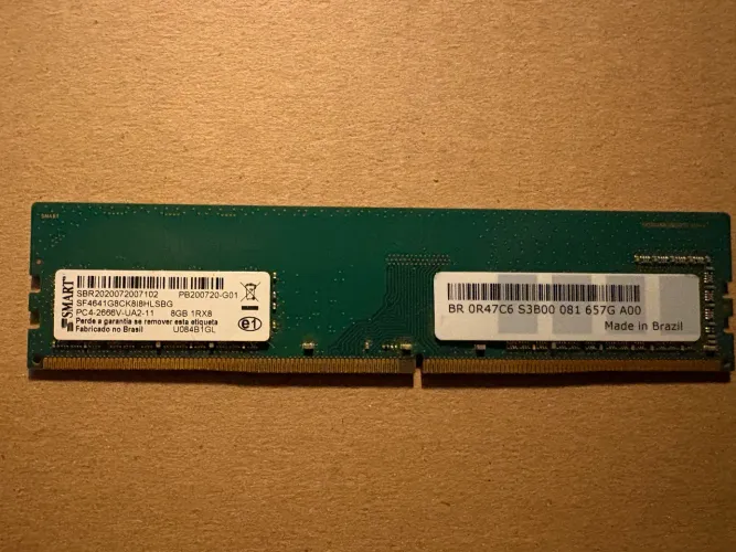 Memória DDR4 8GB 2666MHz UDIMM (desktop) SMART 