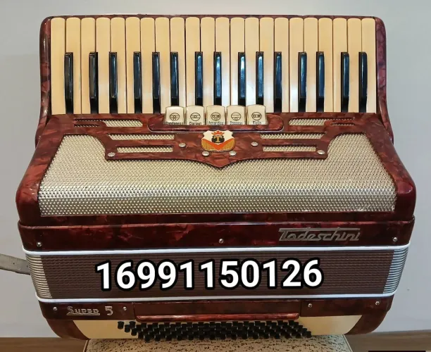 Acordeon Sanfona Todeschini Super 5 Selo verde *