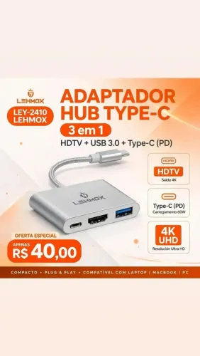 Adaptador Hub Type C
