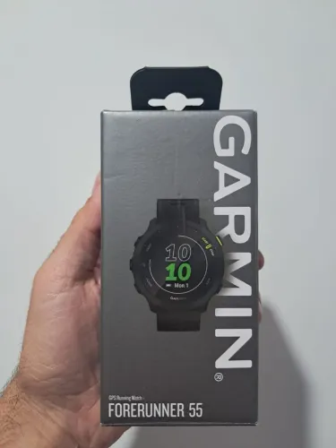 Garmin Forerunner 55 Preto GPS Monitor Esportivo