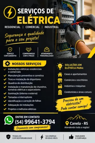 Eletricista em Canela - RS | GS Elétrica | Residencial e Comercial