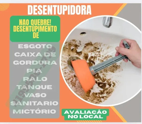 Desentupimentos em Geral/ NÃO COBRAMOS POR METRO