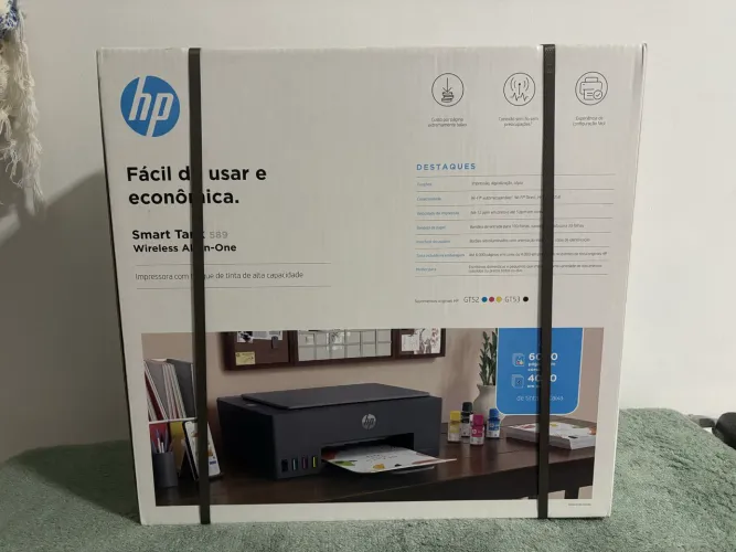 ? IMPRESSORA HP SMART TANK 589 WIFI ALL-IN-ONE - NOVA, LACRADA! ?