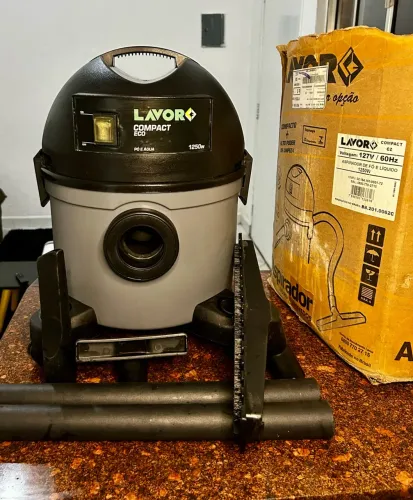 Aspirador De Pó E Água 12l Compact Eco 1250w Lavor Wash