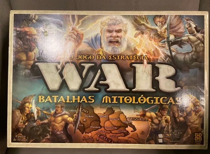 Jogo war edição esgotada batalhas mitológicas (estado de novo)