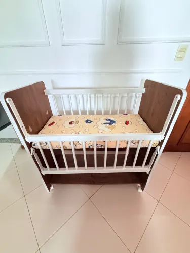 Mini Berço Bed Side New Baby Colchão Grade Móvel Cor Nature, berço moisés usado 