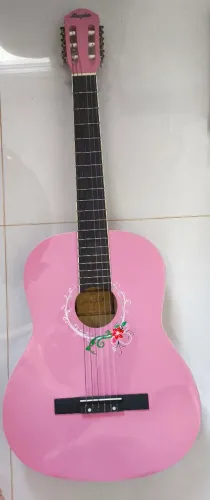 Violão Tagima Memphis Rosa + Acessórios