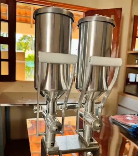 Kit com 2 Doceiras/Recheadeiras de Churros 2 Litros - Alumínio